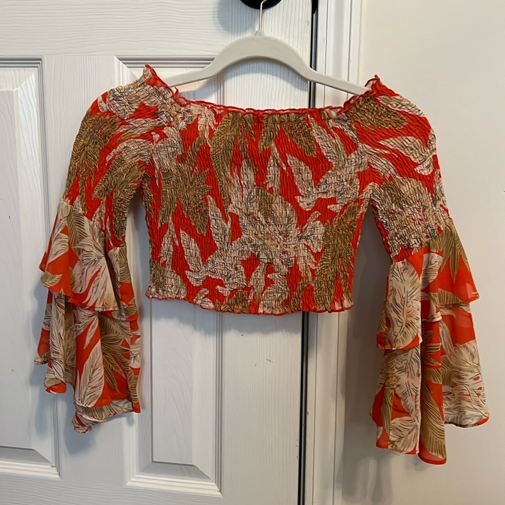 LULUS OFF THE SHOULDER TOP